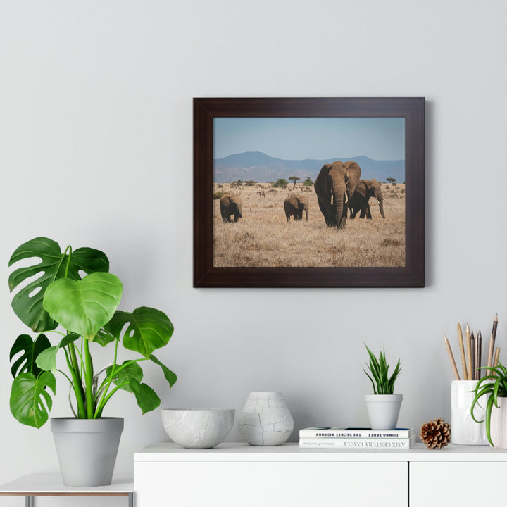 Family March - Framed Print - Visiting This World