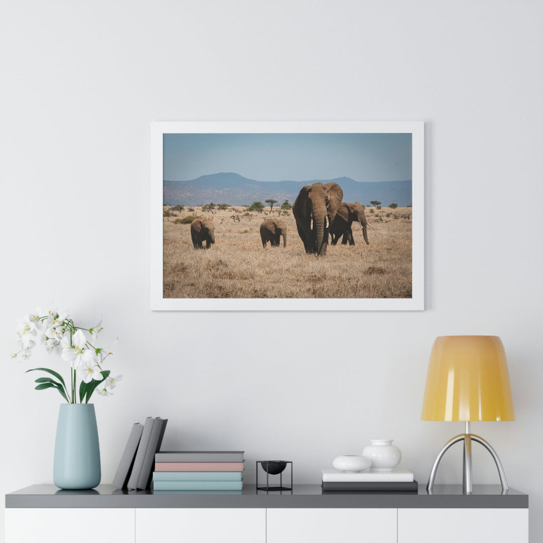 Family March - Framed Print - Visiting This World