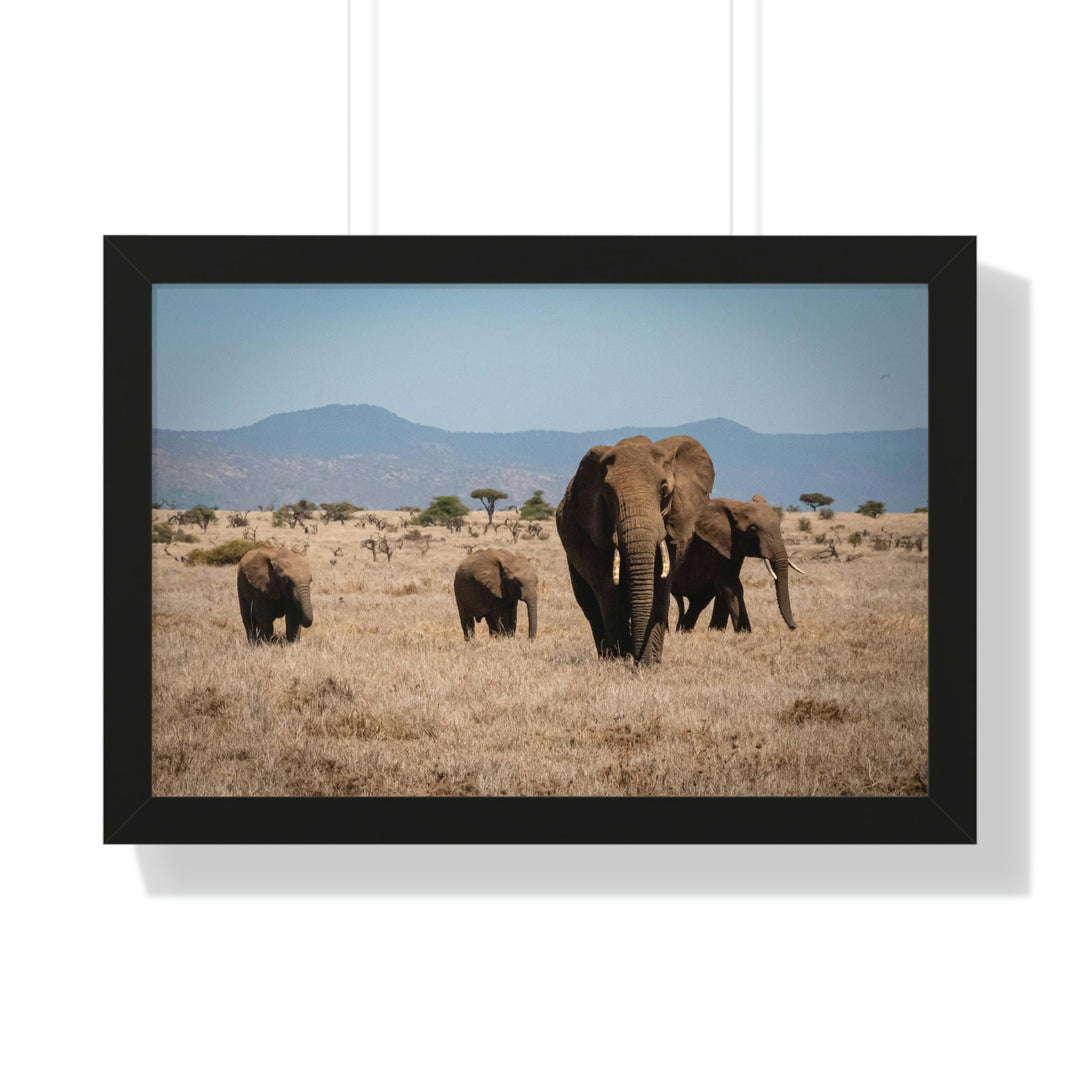 Family March - Framed Print - Visiting This World