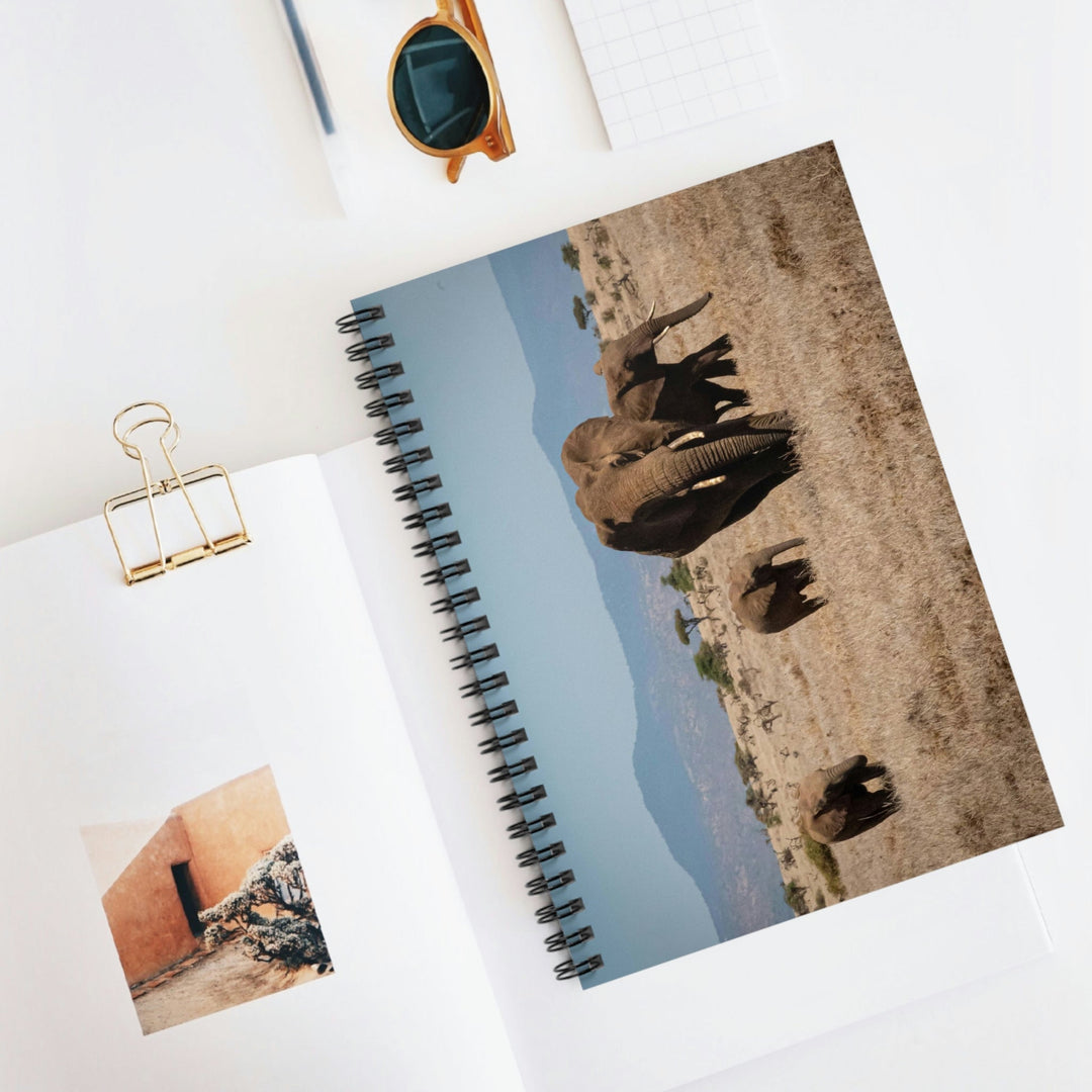 Family March - Spiral Ruled Line Notebook - Visiting This World