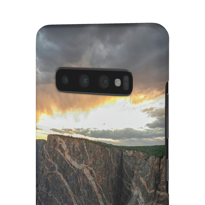 Painted Wall at Sunset Part 1 - Phone Case