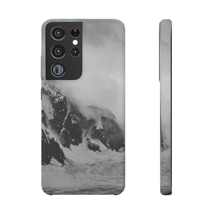 The Mist Descends in Black and White - Phone Case