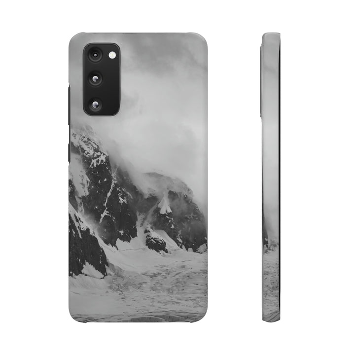 The Mist Descends in Black and White - Phone Case