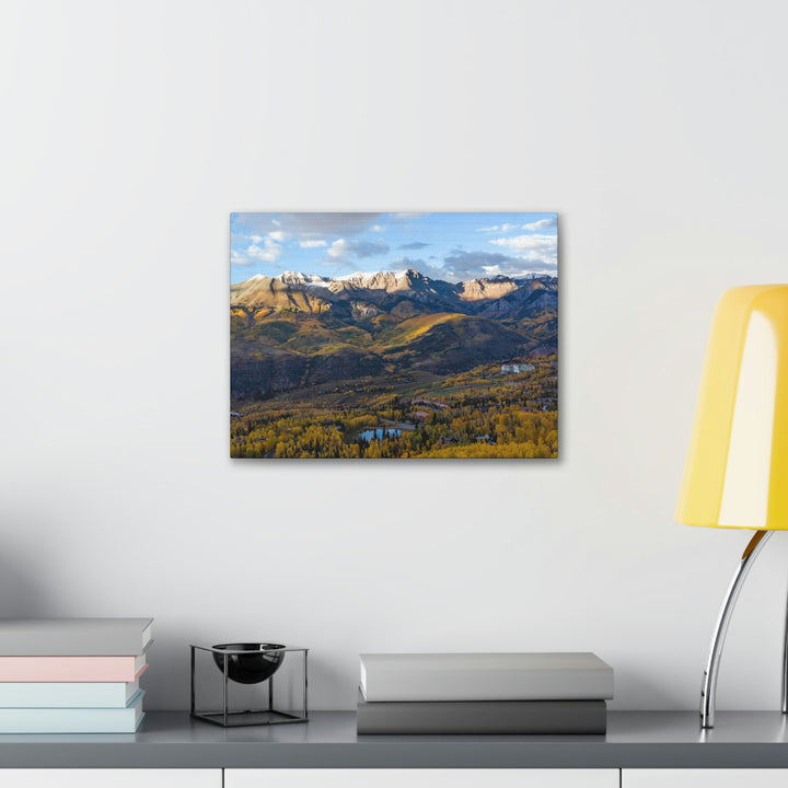 Glowing Mountainside - Canvas