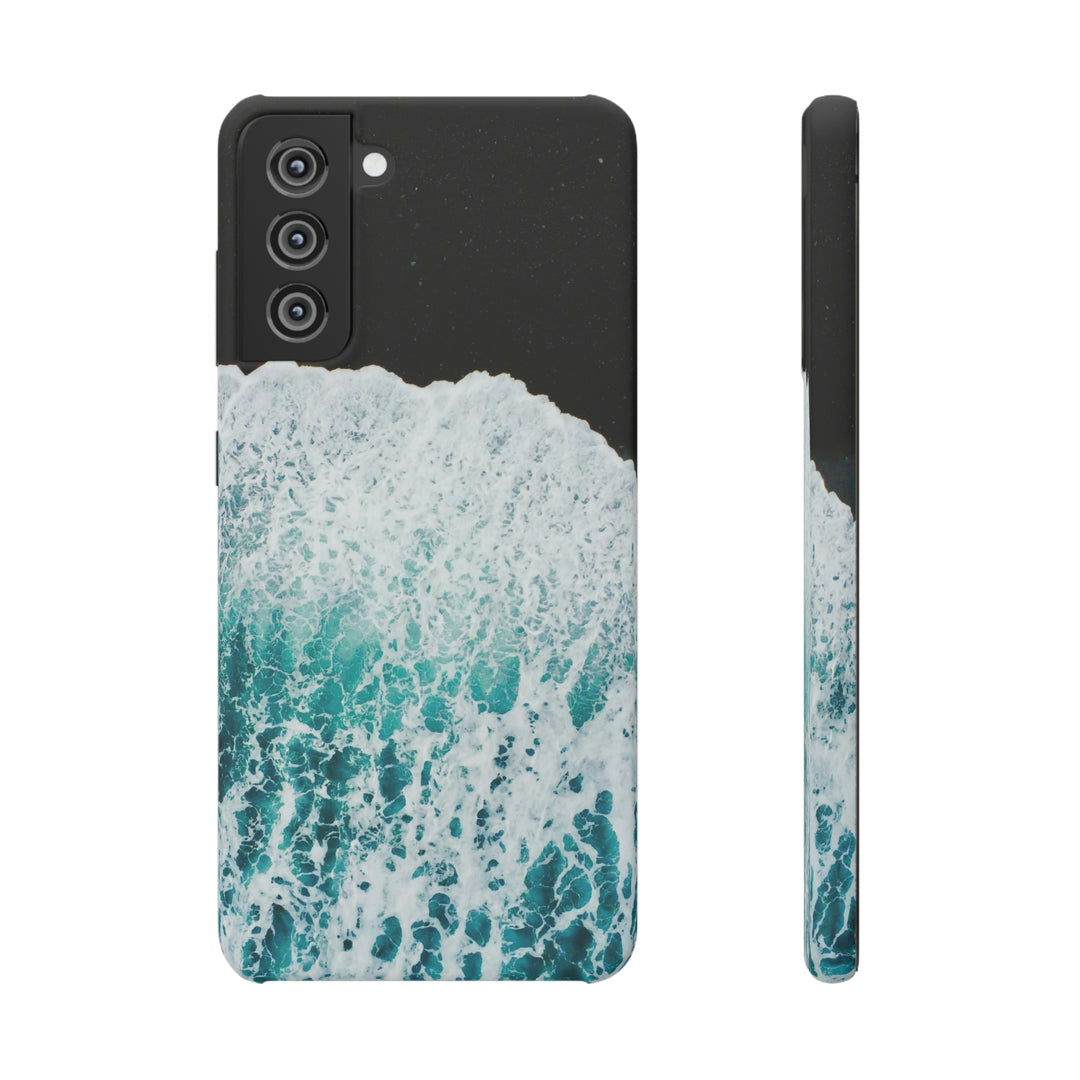 A Wave on Volcanic Sand - Phone Case