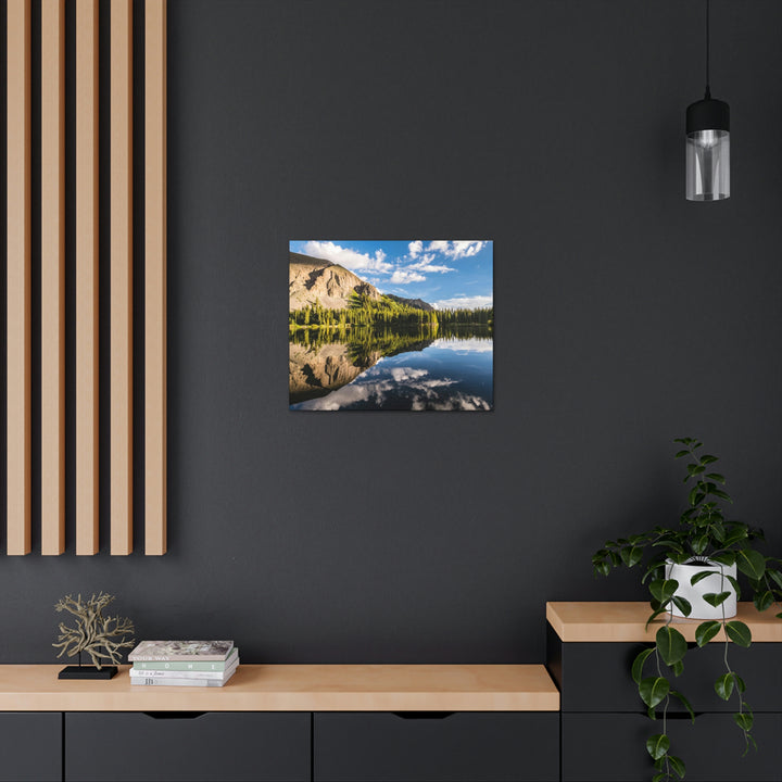 Mountain Scene Reflected - Canvas