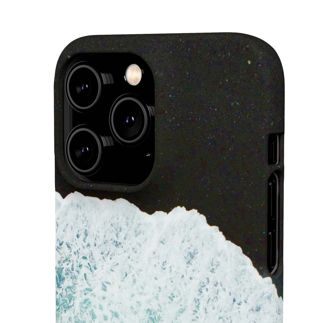 A Wave on Volcanic Sand - Phone Case