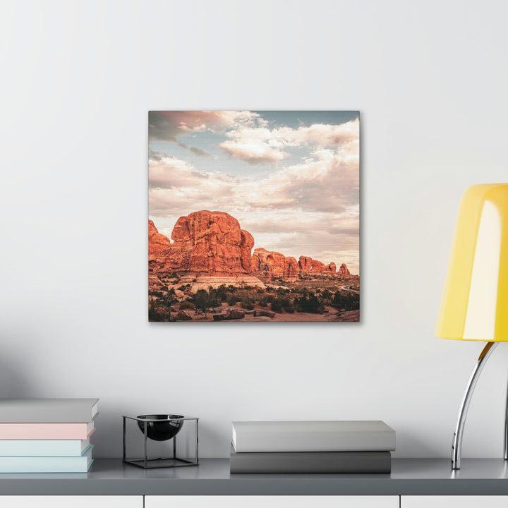 A Desert Sunset - Canvas