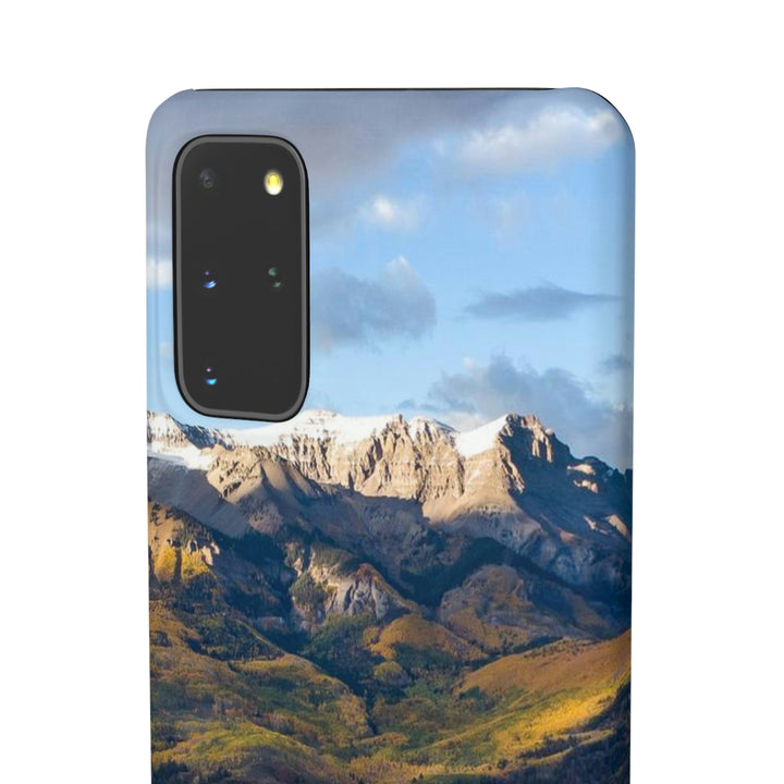 Glowing Mountainside - Phone Case