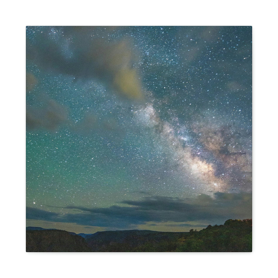 Milky Way Through the Clouds Part 1 - Canvas