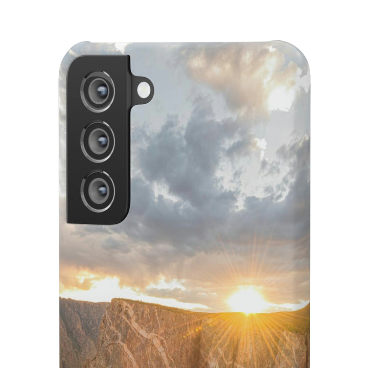 Painted Wall at Sunset Part 2 - Phone Case