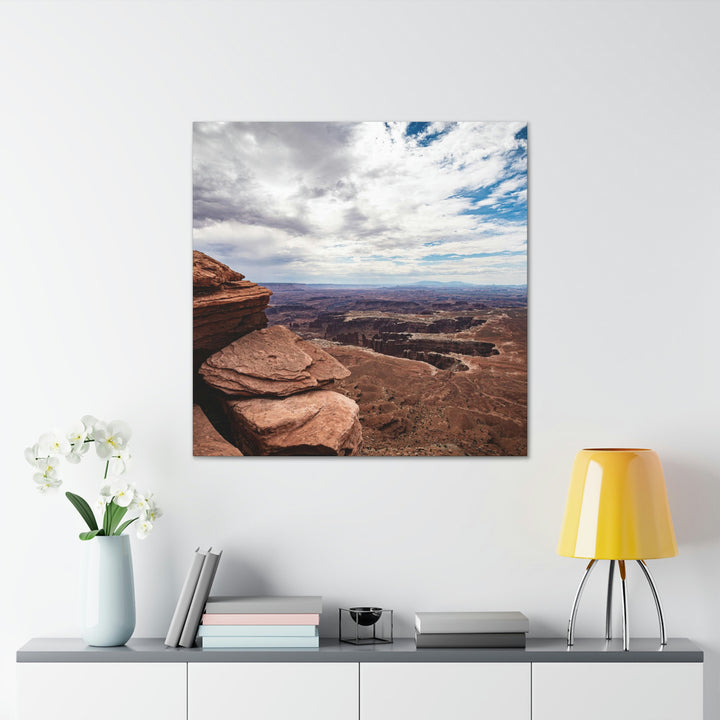 The Canyon Below - Canvas