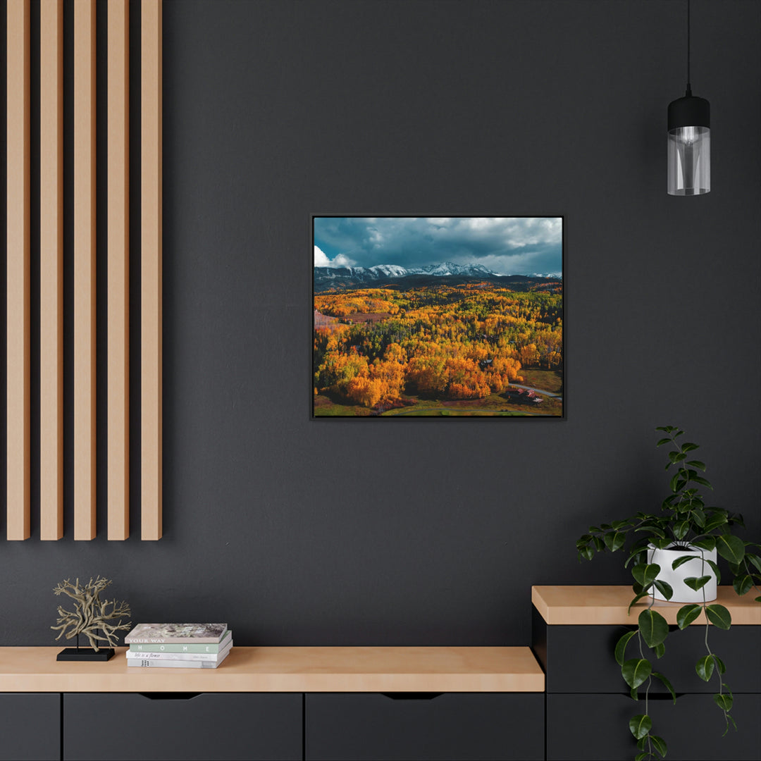 Golds of Autumn - Canvas with Frame