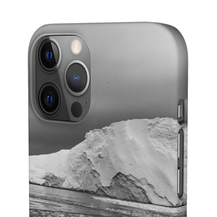 Lane of Ice In Black and White - Phone Case