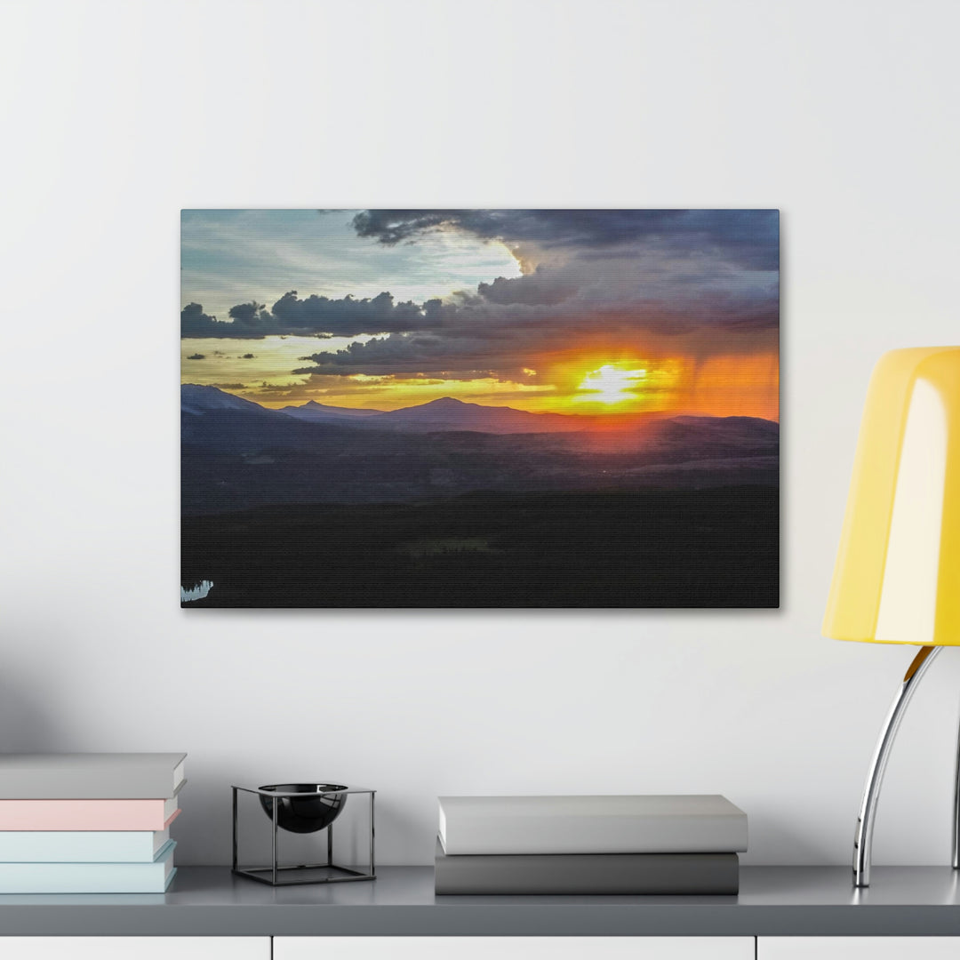 Rainy Sunset - Canvas