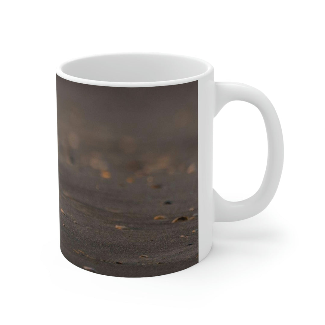 Feeding Sanderling - Ceramic Mug 11oz - Visiting This World