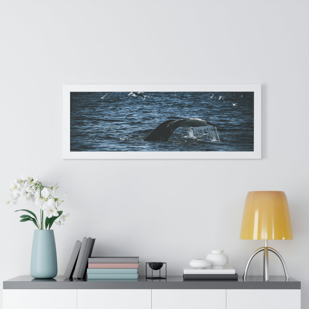 Feeding Tail - Framed Print - Visiting This World