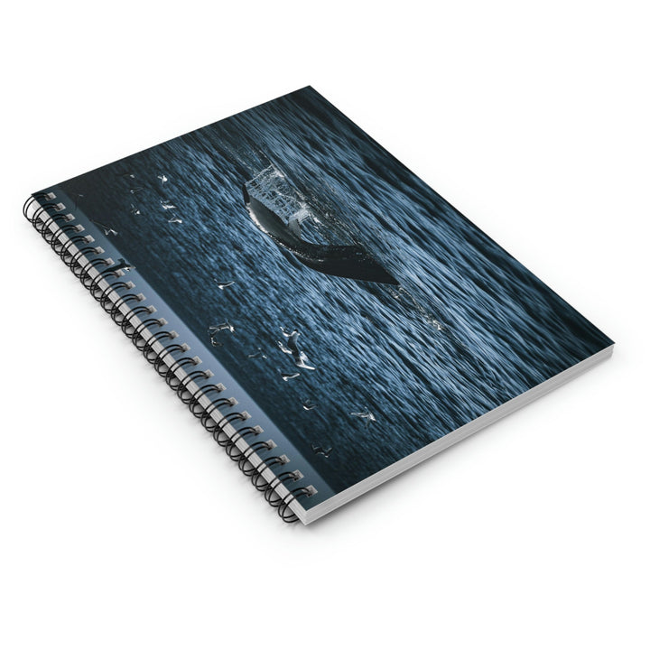 Feeding Tail - Spiral Ruled Line Notebook - Visiting This World