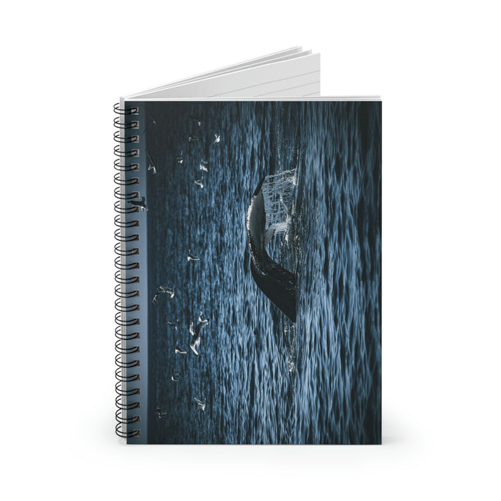 Feeding Tail - Spiral Ruled Line Notebook - Visiting This World