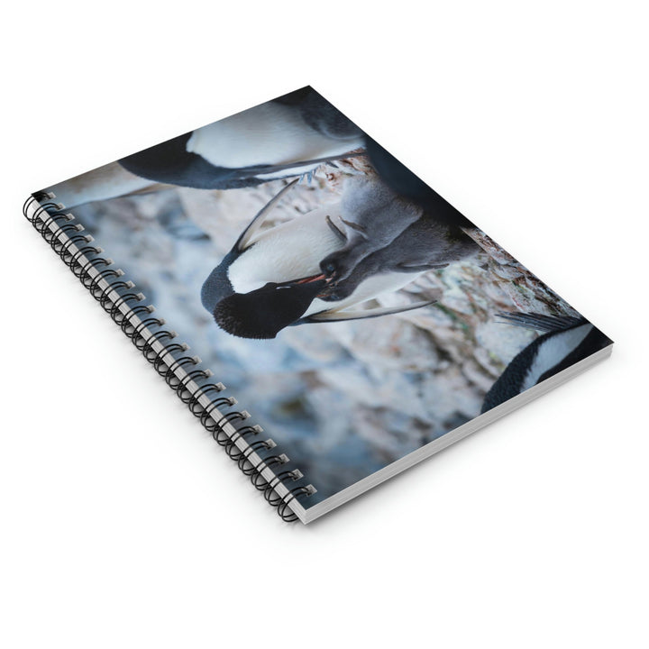 Feeding Time - Spiral Ruled Line Notebook - Visiting This World