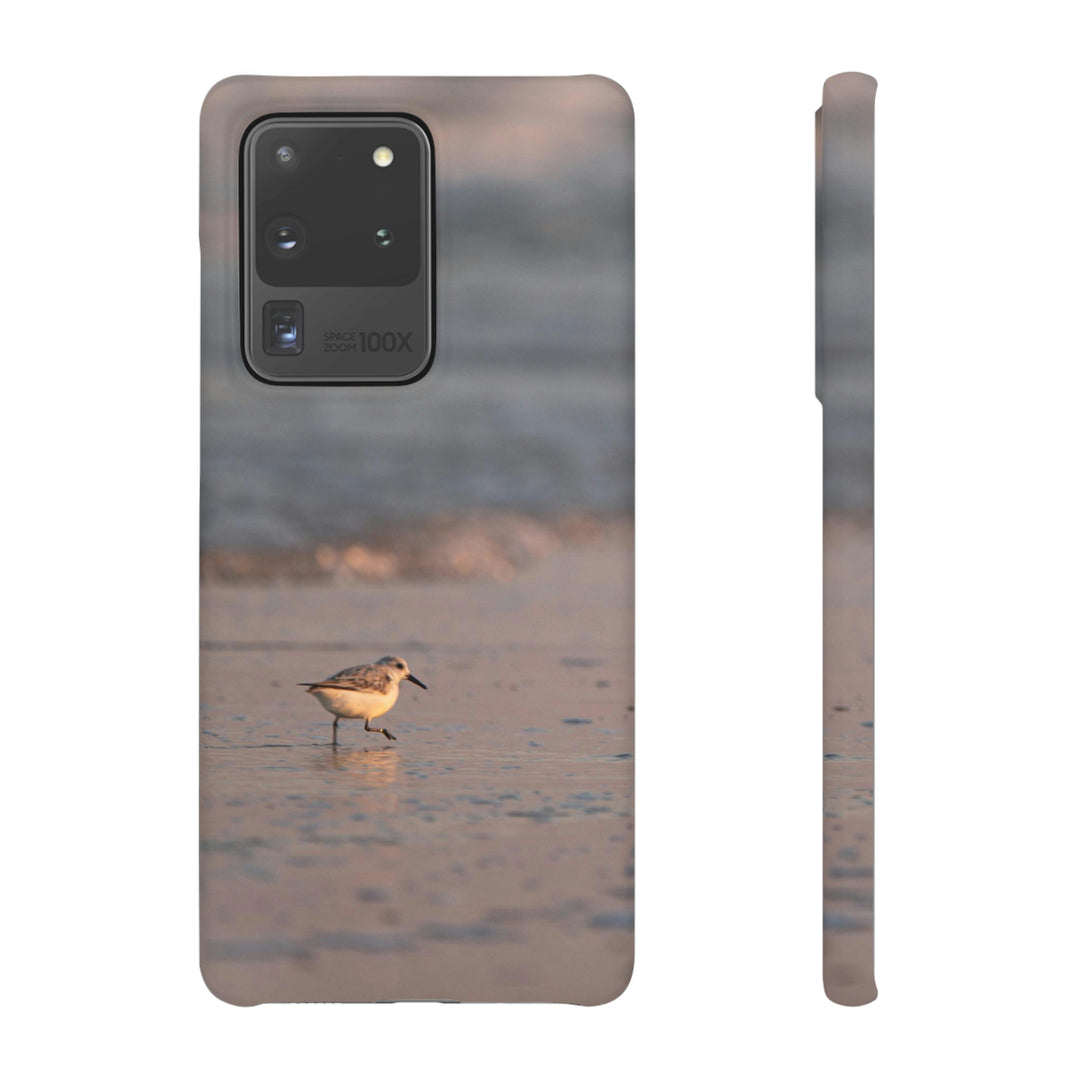 Sanderling in Soft Dusk Light - Phone Case