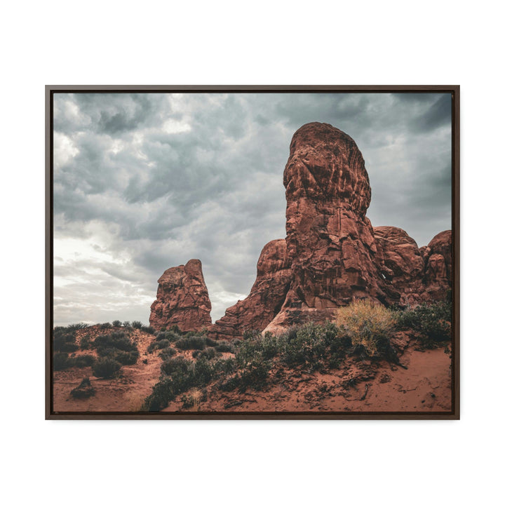 Dramatic Rocks - Canvas with Frame