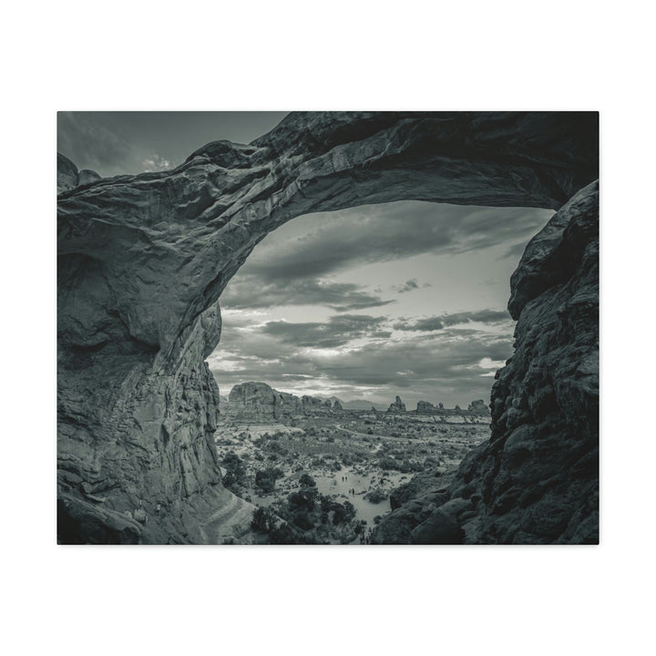 Natural Frames Part 2 in Black and White - Canvas