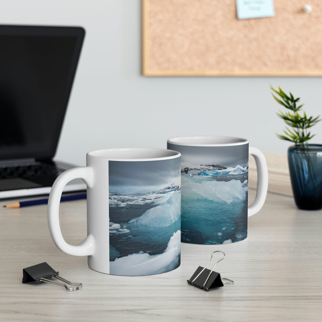 Floating Ice - Ceramic Mug 11oz - Visiting This World