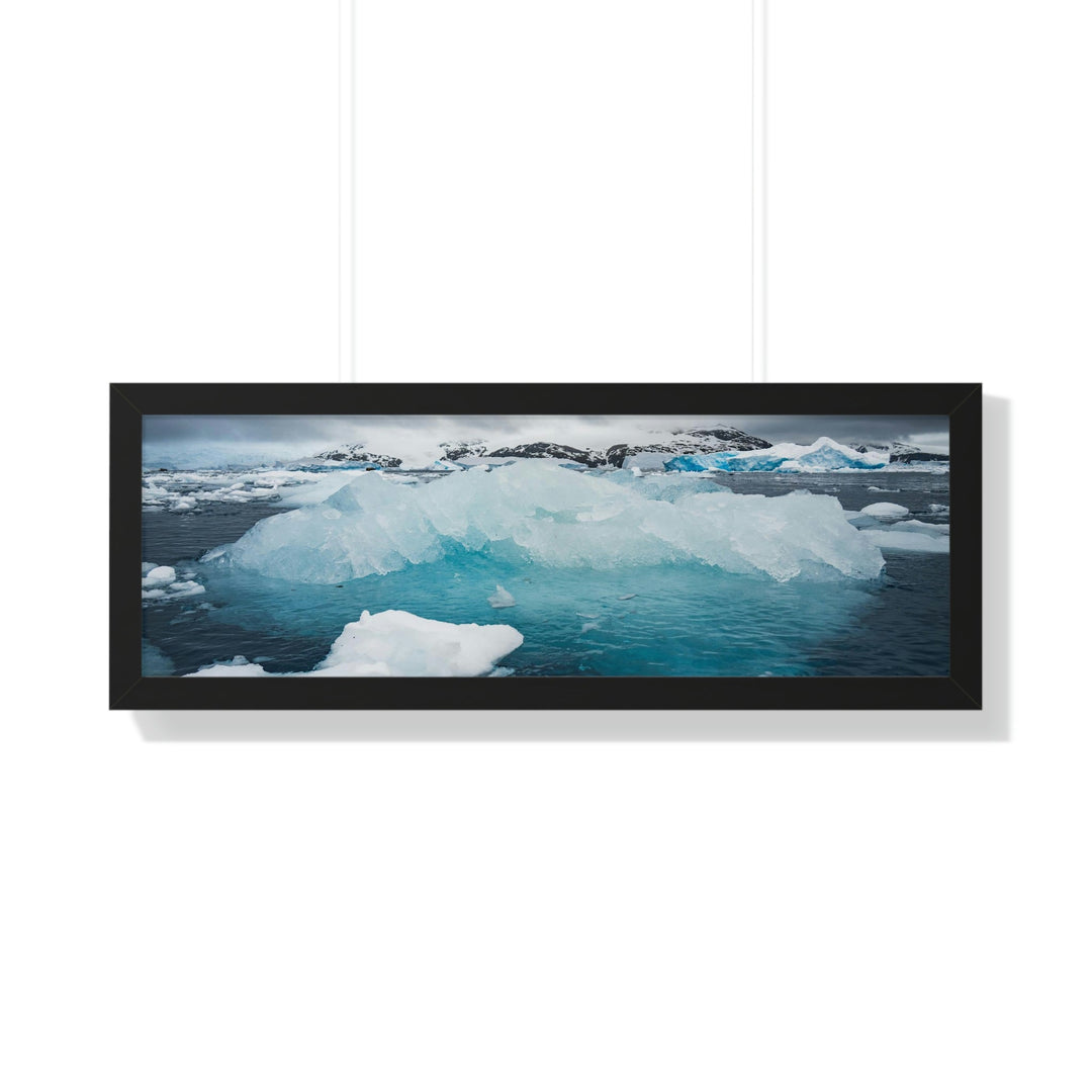 Floating Ice - Framed Print - Visiting This World