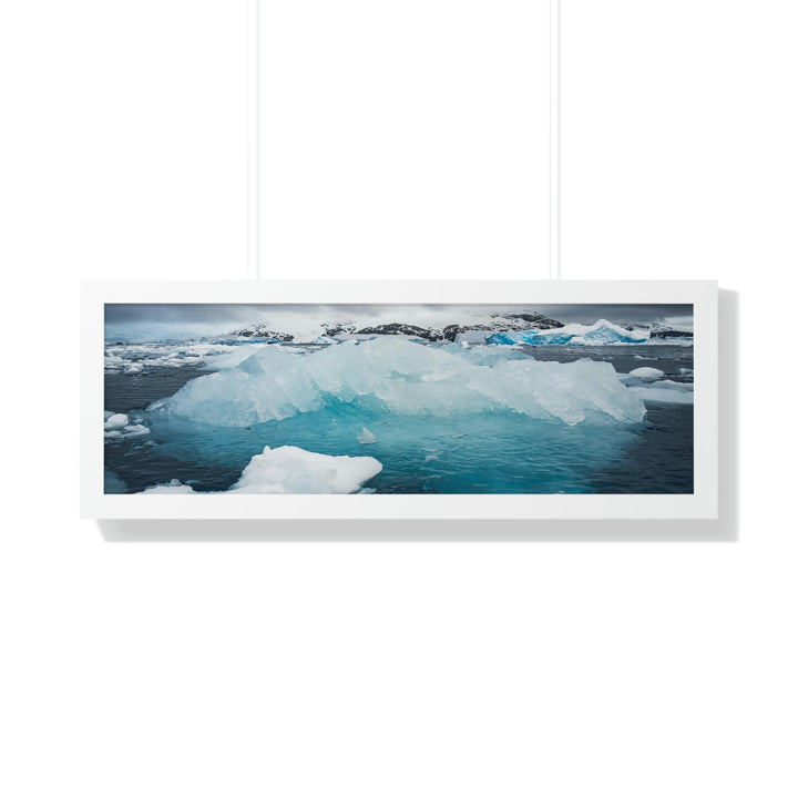 Floating Ice - Framed Print - Visiting This World