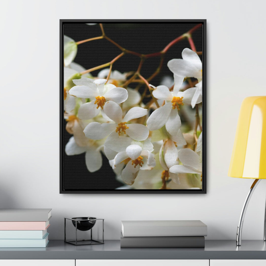 Floral Network - Canvas with Frame - Visiting This World