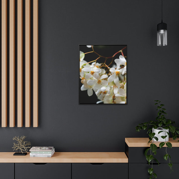 Floral Network - Canvas with Frame - Visiting This World