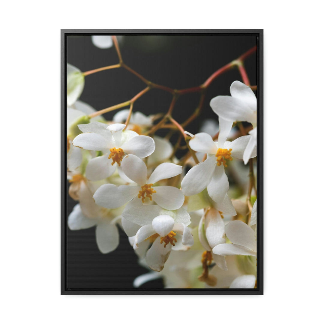 Floral Network - Canvas with Frame - Visiting This World