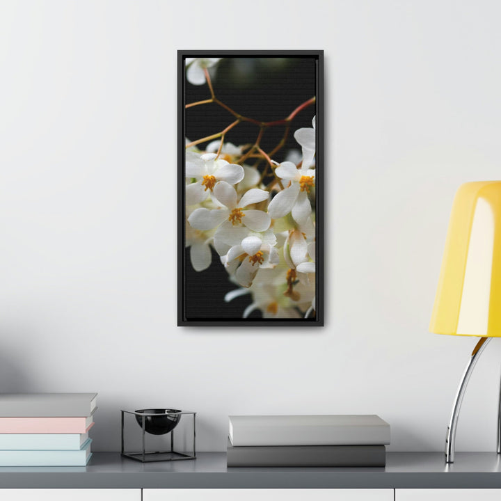 Floral Network - Canvas with Frame - Visiting This World