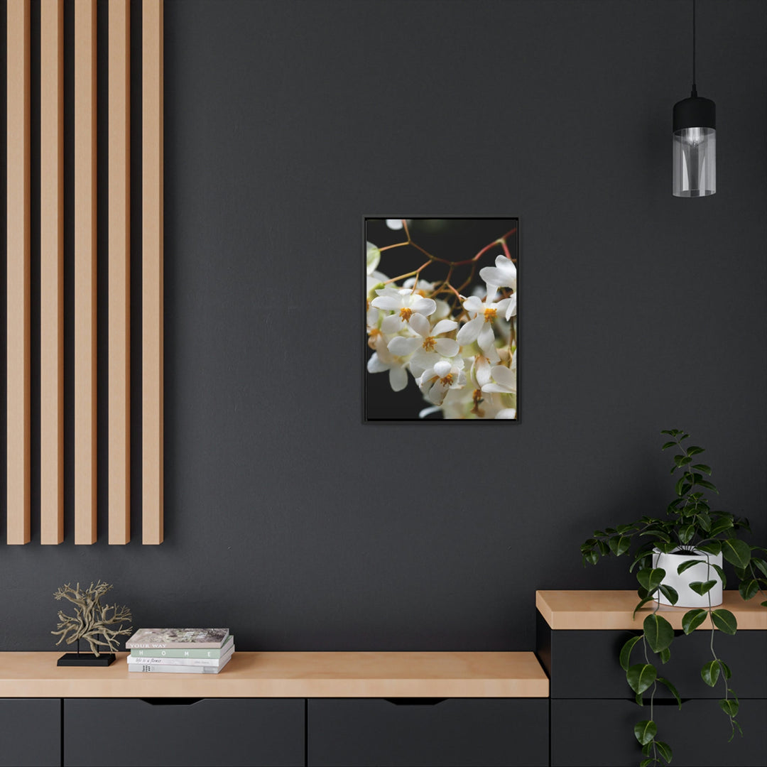 Floral Network - Canvas with Frame - Visiting This World