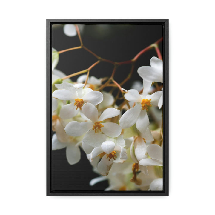 Floral Network - Canvas with Frame - Visiting This World