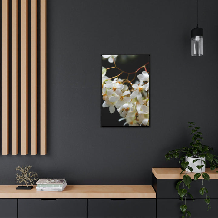 Floral Network - Canvas with Frame - Visiting This World