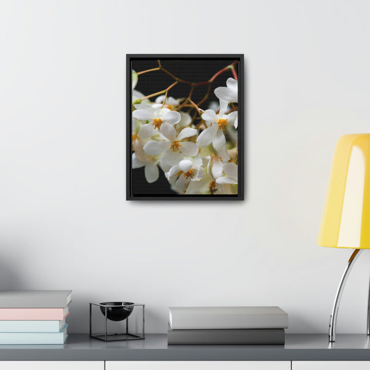 Floral Network - Canvas with Frame - Visiting This World