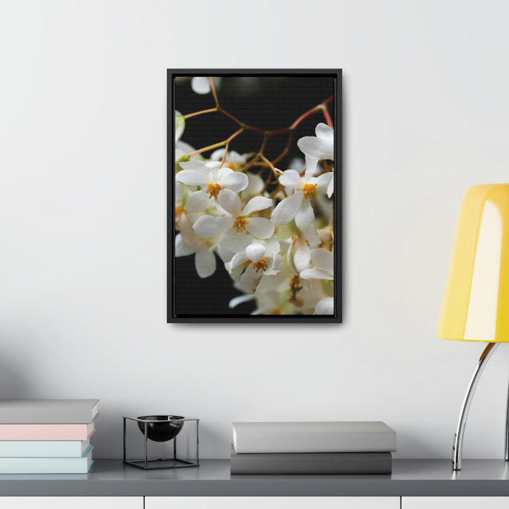 Floral Network - Canvas with Frame - Visiting This World