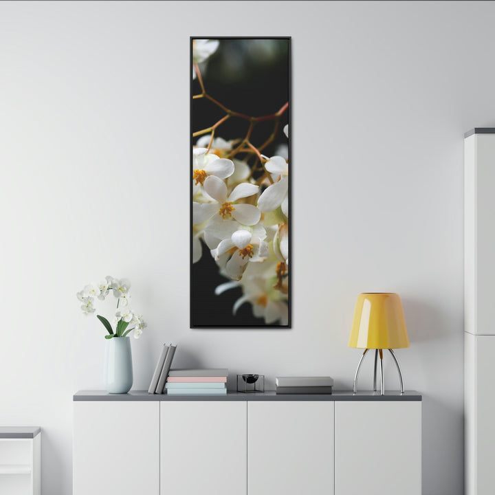 Floral Network - Canvas with Frame - Visiting This World