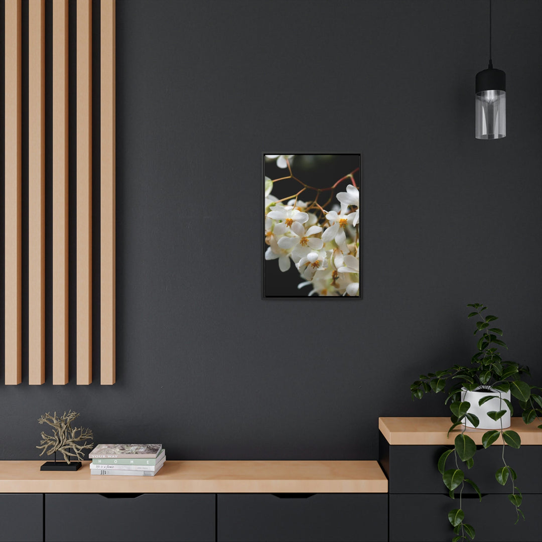 Floral Network - Canvas with Frame - Visiting This World