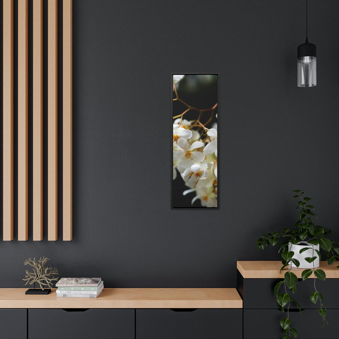 Floral Network - Canvas with Frame - Visiting This World