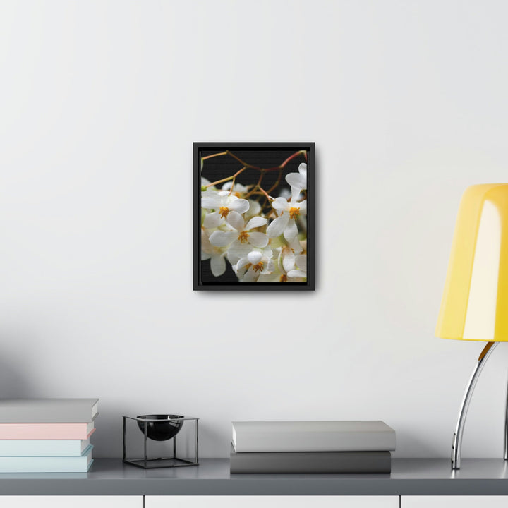 Floral Network - Canvas with Frame - Visiting This World