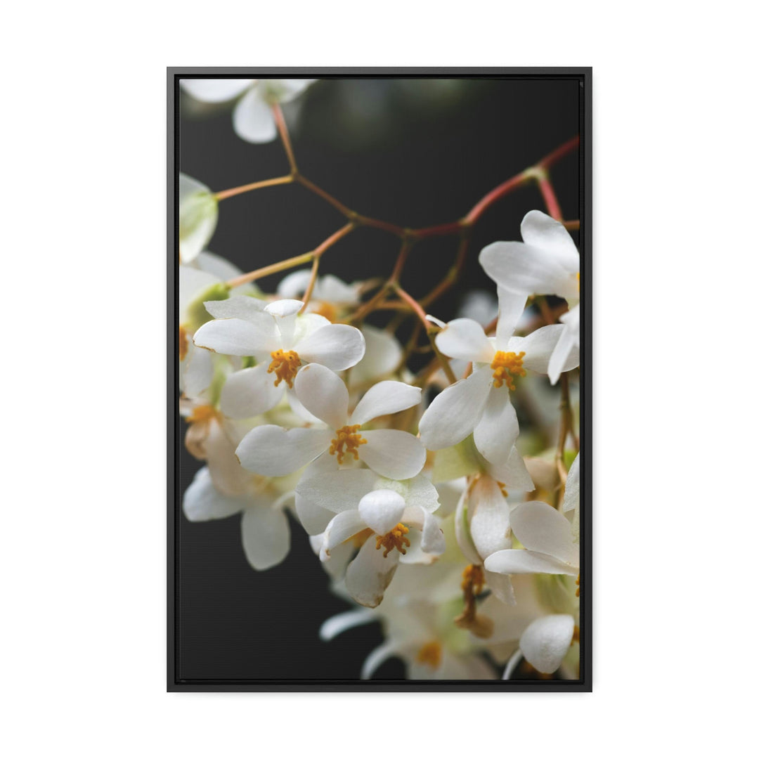 Floral Network - Canvas with Frame - Visiting This World