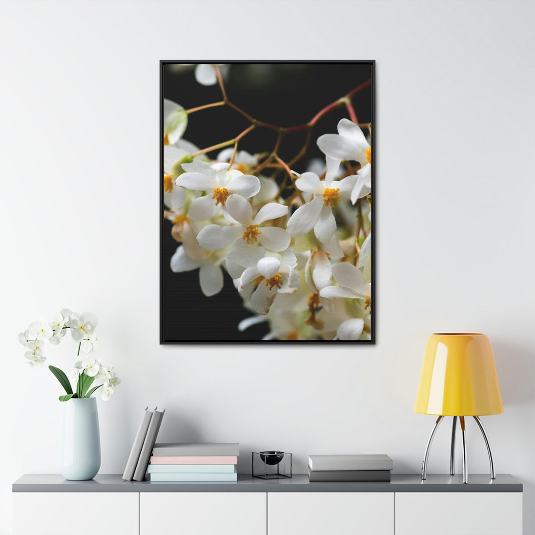 Floral Network - Canvas with Frame - Visiting This World