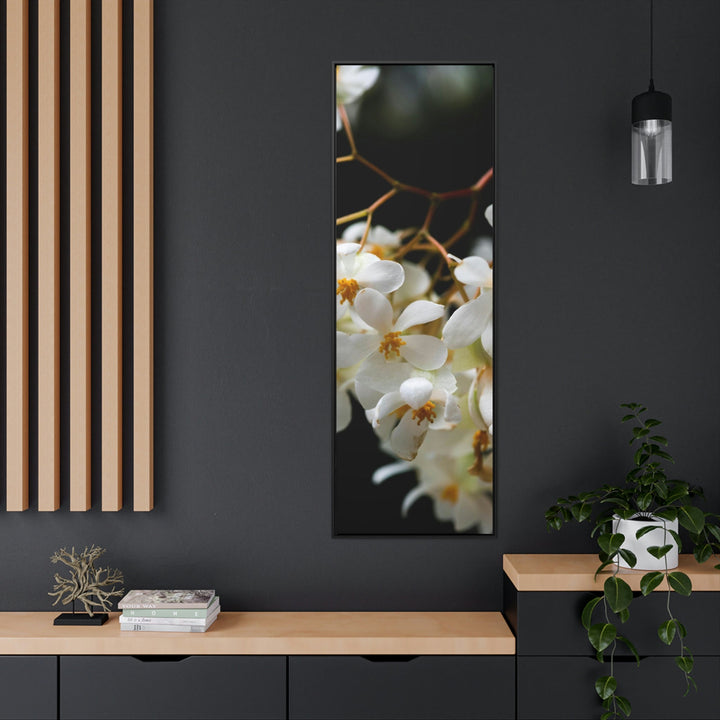 Floral Network - Canvas with Frame - Visiting This World