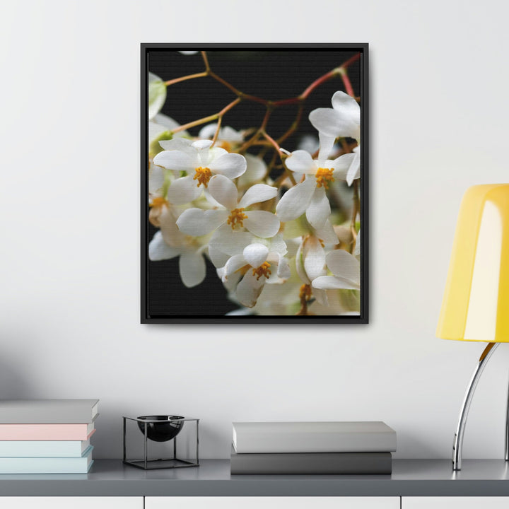 Floral Network - Canvas with Frame - Visiting This World