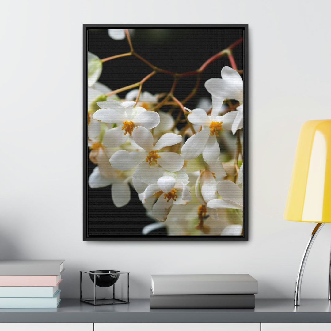 Floral Network - Canvas with Frame - Visiting This World