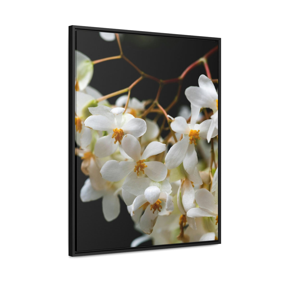 Floral Network - Canvas with Frame - Visiting This World