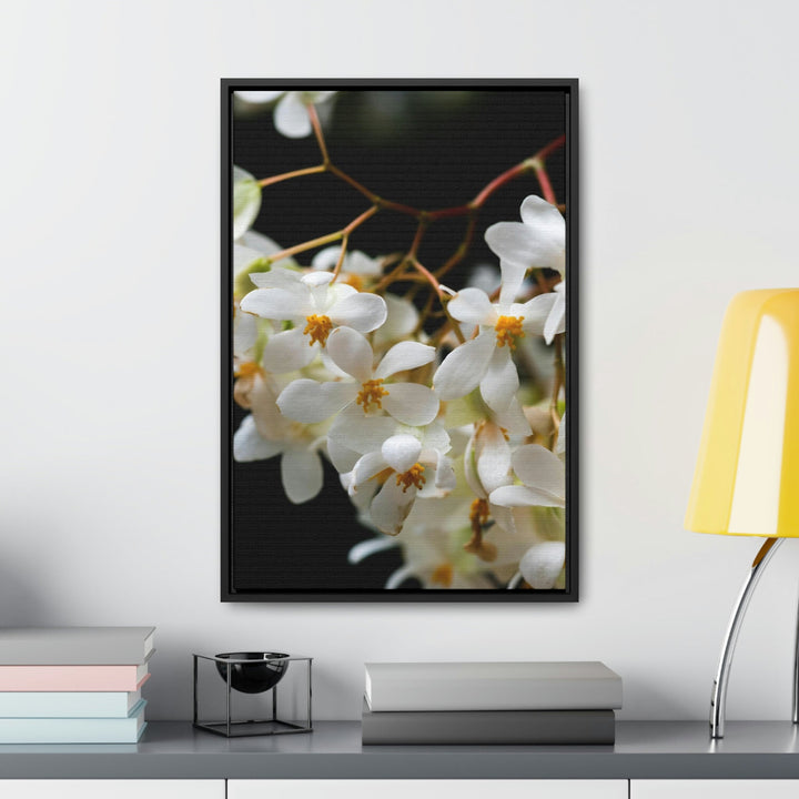 Floral Network - Canvas with Frame - Visiting This World